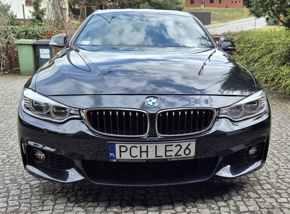 BMW Seria 4 cena 82900 przebieg: 120000, rok produkcji 2015 z Chodzież małe 277